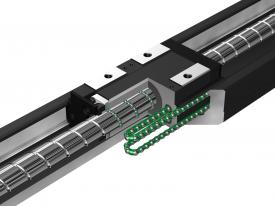 Ball Screw Actuator - Compact & High-Rigidity Linear Slide (SKR) Semi-Custom, Caged-Ball
