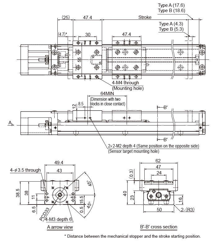 THK KR26 Linear Guide Actuator With Faulhaber 2842s012c Motor for sale online 